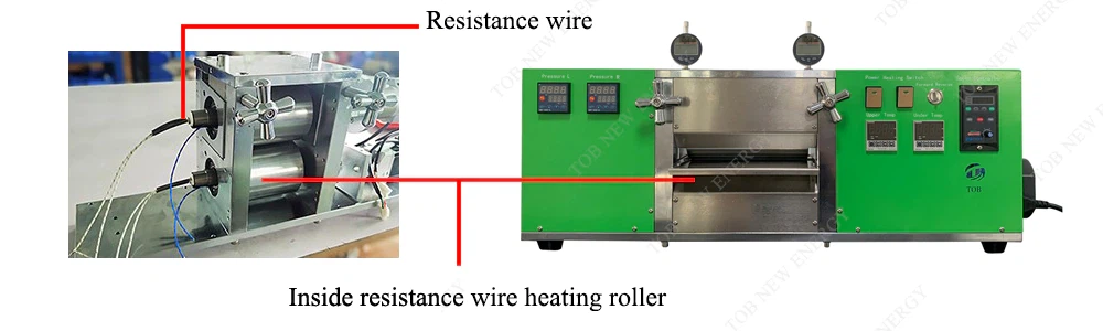 Inside resistance wire heating roller Inside resistance wire heating roller