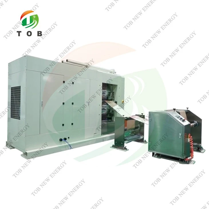 Máquina de calandrado de electrodos para 4680 celdas